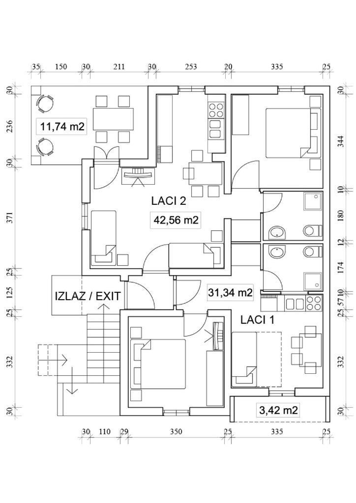Apartments "Laci" 크르크 외부 사진